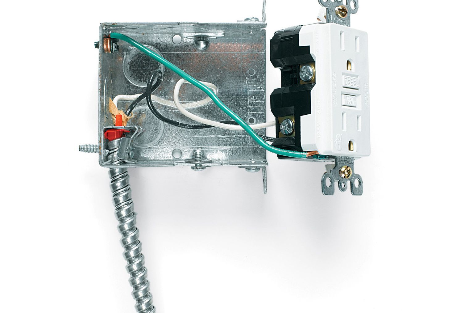 Replacing Two G Receptacles Home Electrical Wiring S Replacing Two G Receptacles Home, How To Replace Old Home Wiring