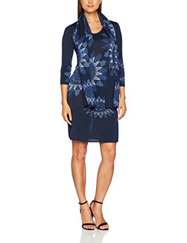 ULLA POPKEN FASHION Jerseykleid mit Stein-Detail schwarz NEU
