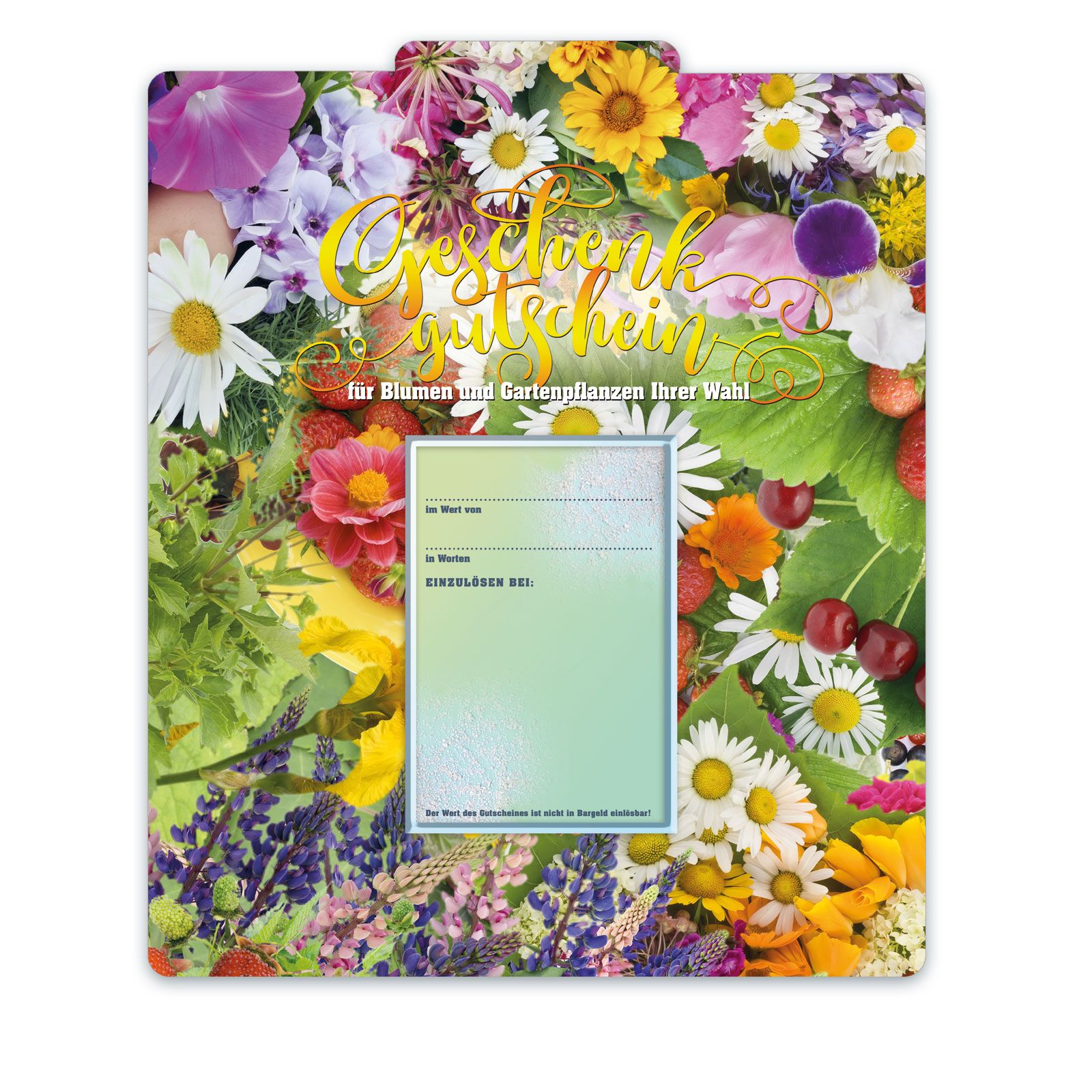 Gutschein für Blumenhandlung BL256 Geschenkgutscheine, Gutscheine, Blumen