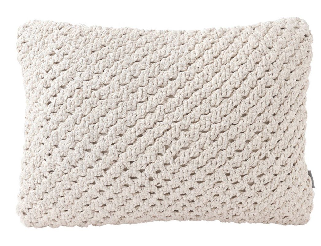 Knot Cotton Throw Pillow