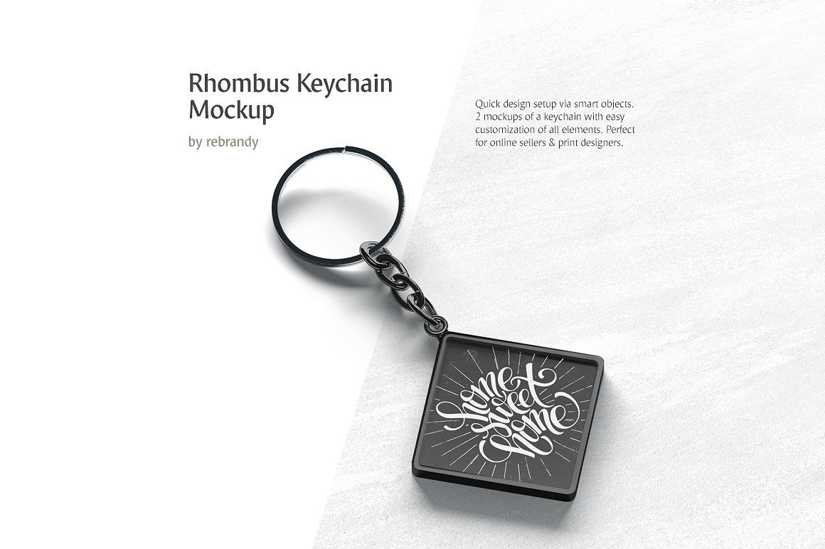 Download Rhombus Keychain Mockup | Psd mockup template, Design mockup free, Mockup psd
