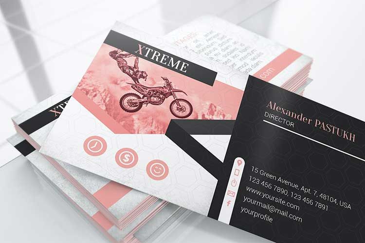 100 بطاقات الأعمال قوالب احترافية روعة للتحميل مجانا 2020 مكتبة الفوتوشوب In 2020 Business Card Mock Up Business Card Texture Pink Business Card