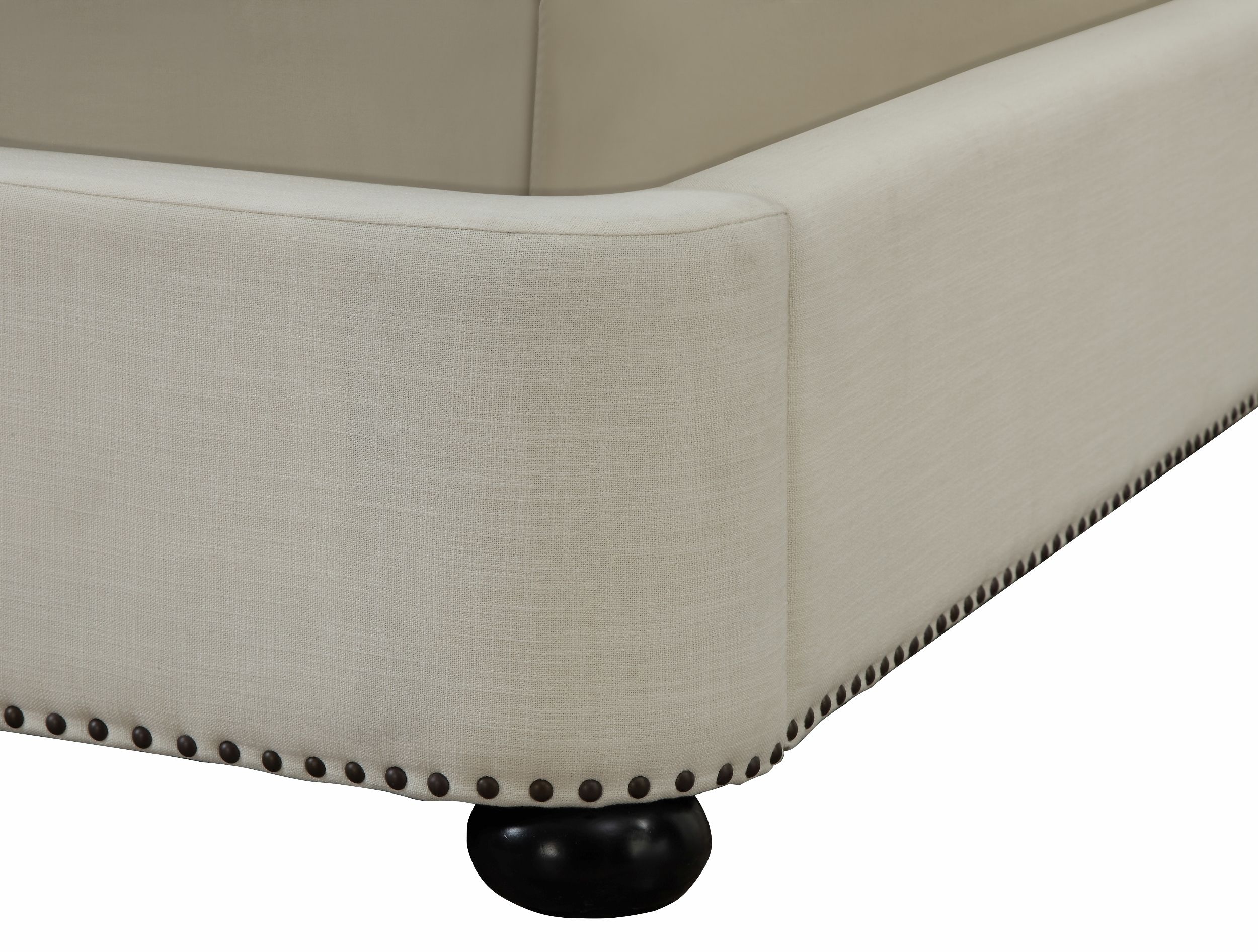 Finley King Bed In 2021 Curved Headboard Upholstered Platform Beds Upholstered Platform Bed, Finley Bed King