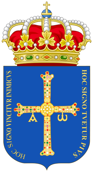 Coat Of Arms Of Asturias Representing The Principality Of Asturias Spain This Is The Official Heraldic Emblem Coat Of Arms Asturias Celtic Nations