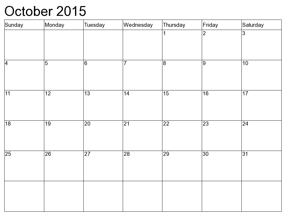 october calendar 2015 template rome fontanacountryinn com october 2015 calendar template