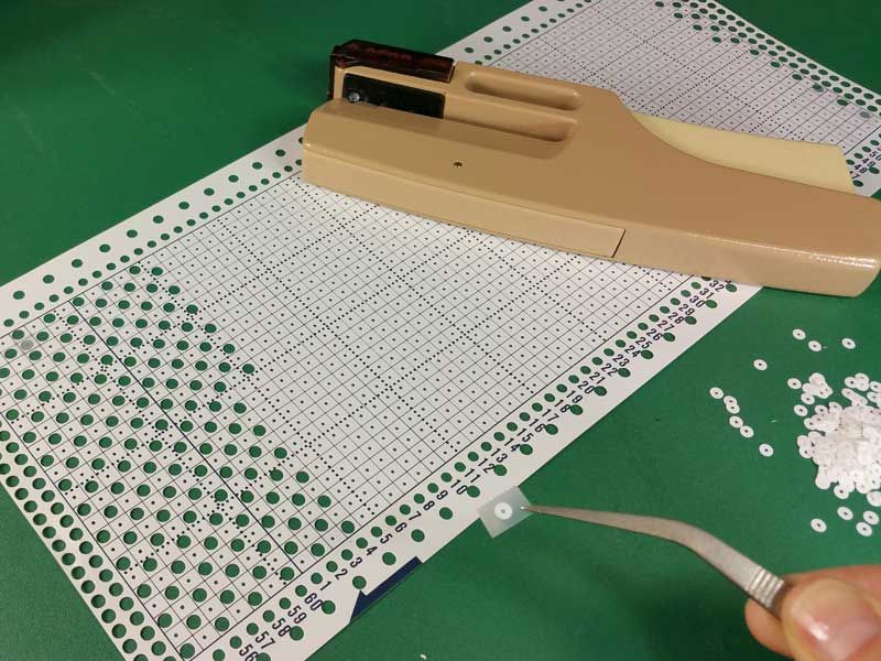 Don't Panic Repair Punchcard Mistakes Punch cards, Machine knitting