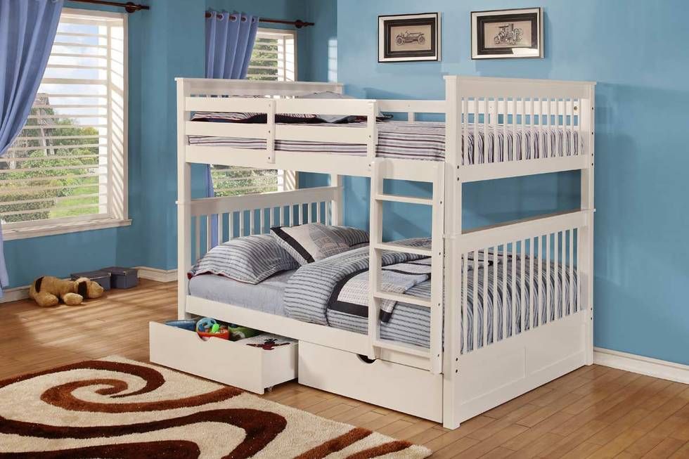 Full/Full Bunk Bed BU2047 Bunk beds for sale, Kids loft