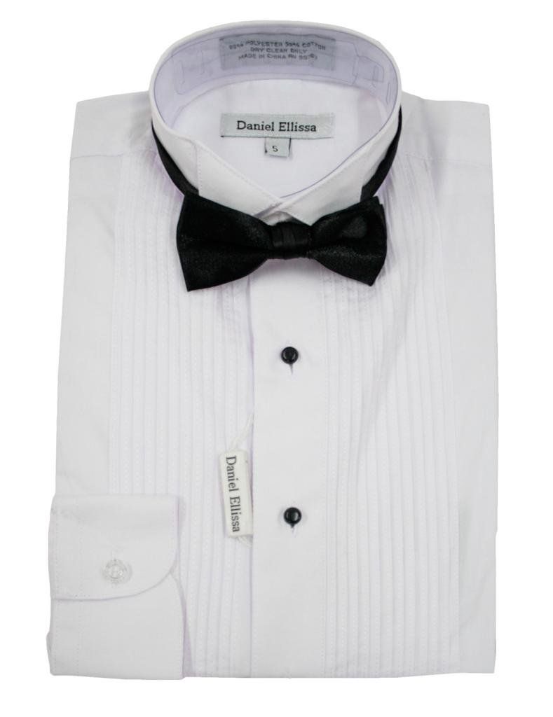 Gino Giovanni Boys Formal Long Sleeve Tuxedo Shirt