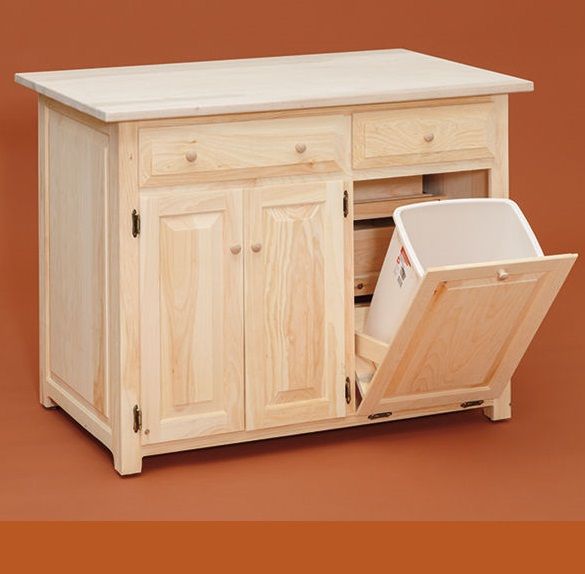 Deluxe Kitchen Work Center Pine Cabinets Trailer House Remodel Remodeled Campers Pine Cabinets, Unfinished Furniture Spokane