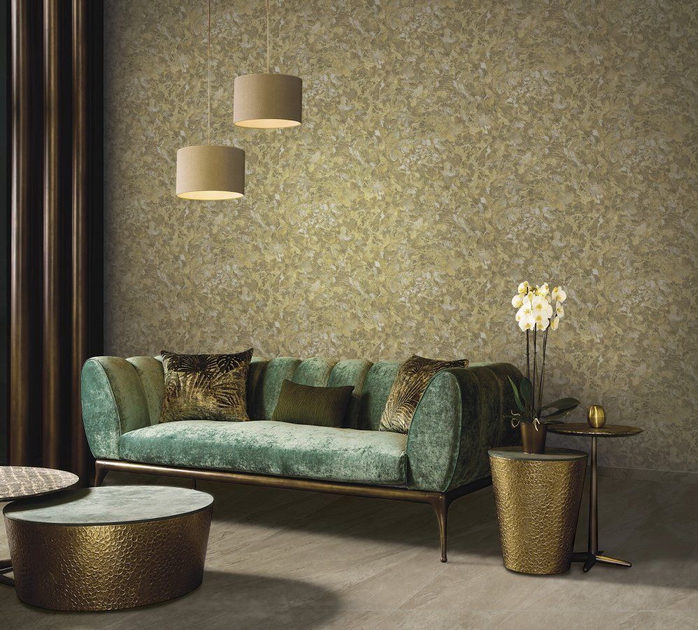 Tapeta Decori&Decori Carrara 82655 | Udekoruj Dom Wallpaper Collection, Carrara, Love Seat, Couch, Interior Design, Furniture, Home Decor, Nest Design, Settee