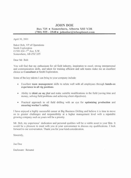 Oil Field Resume Examples New Oil Field Cover Letter