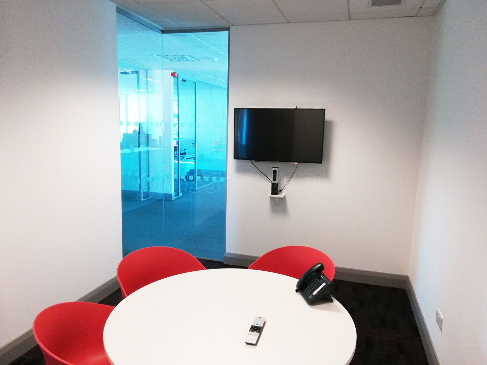Glass Office Fit-Out With Five Acoustic Partition Walls for Heron Bros in Central Glasgow, Lanarkshire.