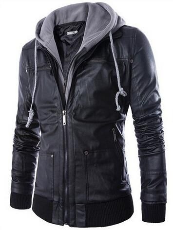 YUNY Mens Light Weight Long Sleeve Autumn Casual Fit Hood Jacket Black 3XL