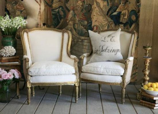 Elegant High Backed Bergere Chairs. (refurbished In Burlap.) Have Elegant high backed bergere chairs. (refurbished in burlap.) - Elegant High Backed Bergere Chairs. (refurbished In Burlap.) Have
