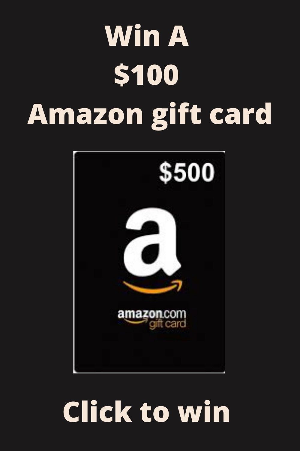 Win a free 500 Amazon gift card by clicking the image now di 2021