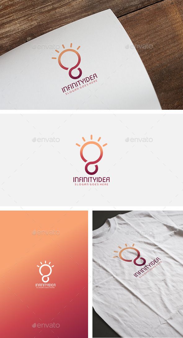 infinity idea logo design template vector logotype download it here