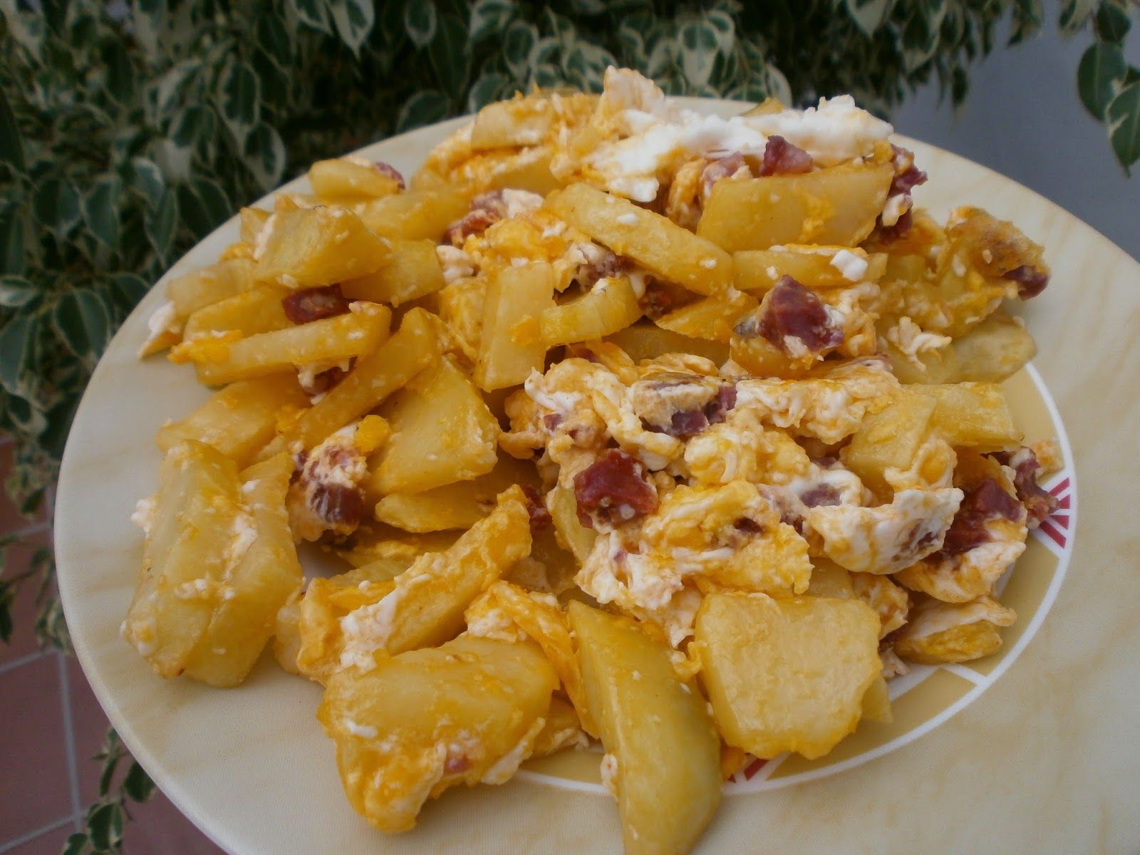 Con huevos thermomix escalfados chorizo