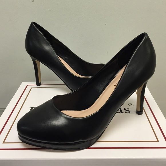 Pierre Dumas Black Pumps Work Shoes | Heels, Work shoes, Black pumps