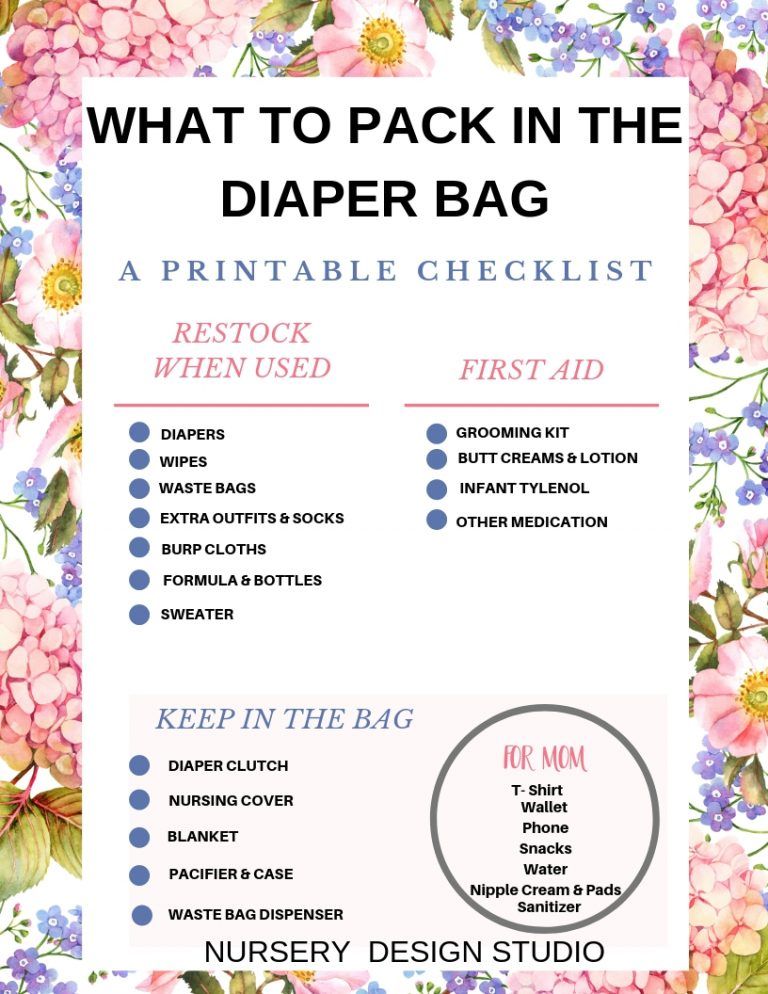 diaper bag packing list diaper bag packing list