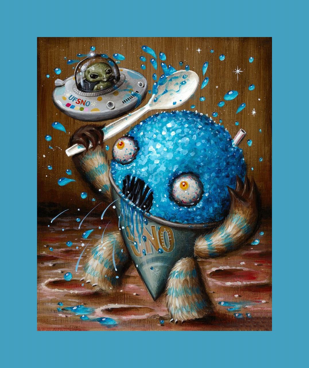 Cartoon Monsters Animal Tracks Aliens Jason Starry Night Artwork Cartoon Monsters Animal Tracks Aliens Jason Starry Night Artwork