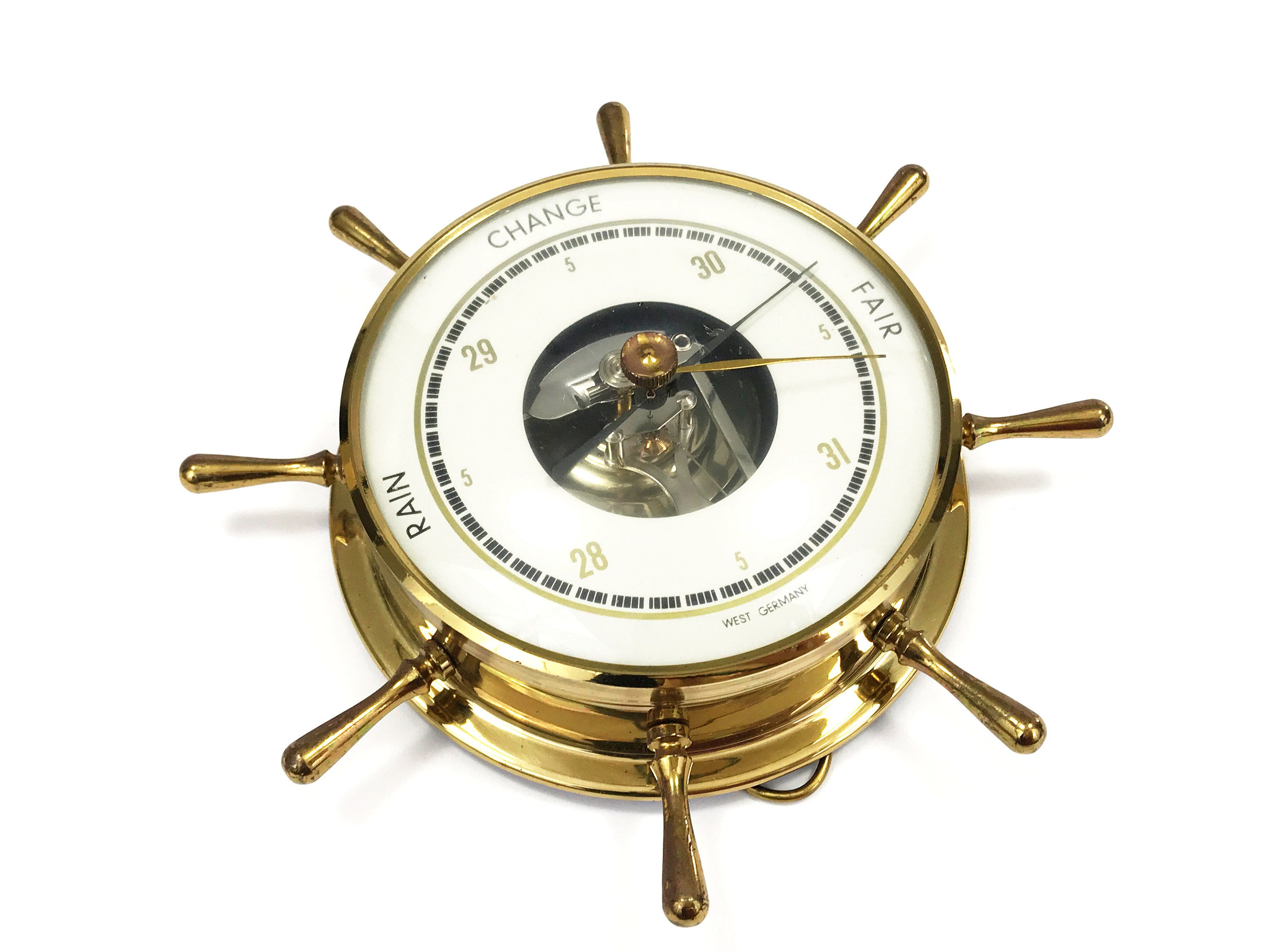 Vintage Germany Ship Barometer Collection Gift Nautical Decor