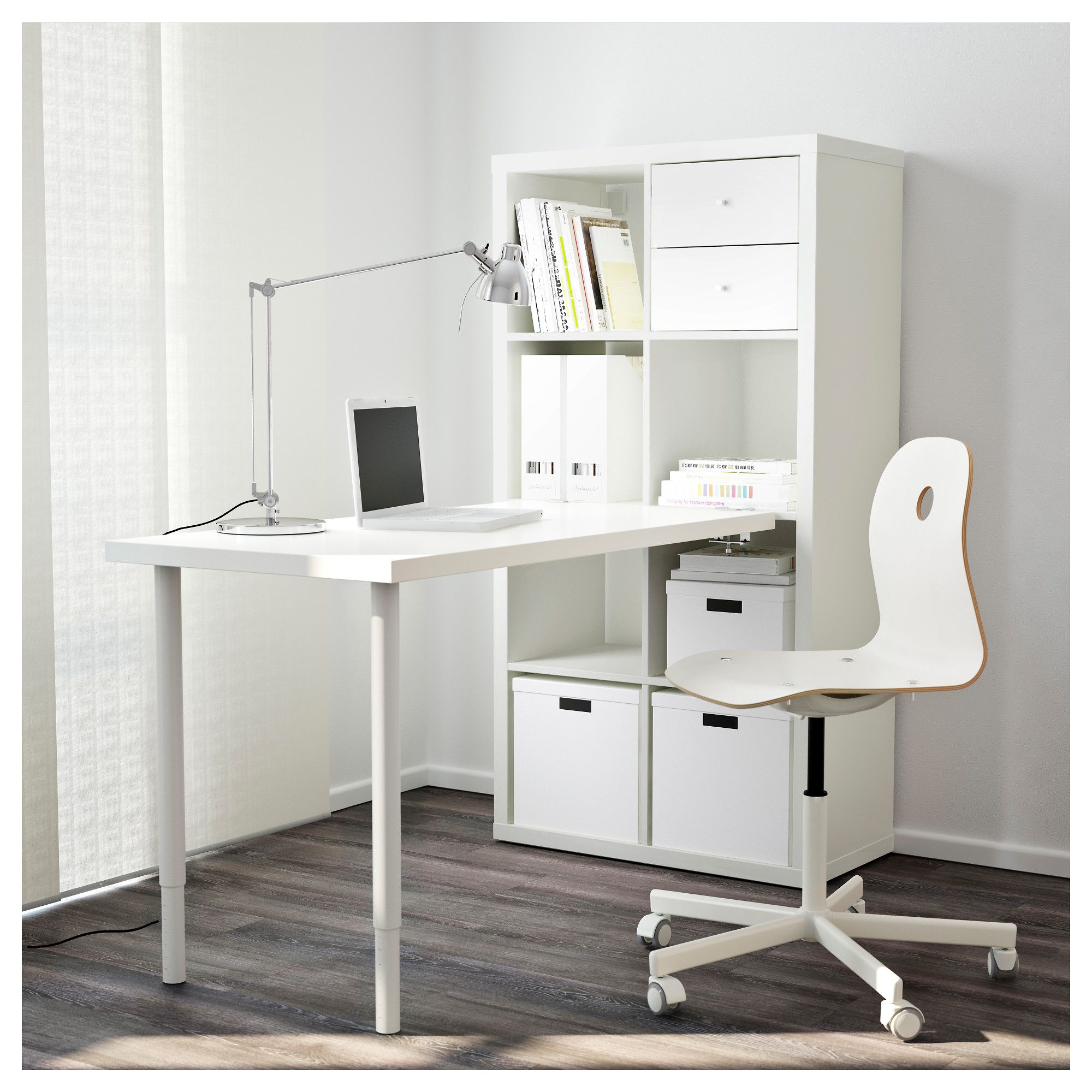 KALLAX Desk combination White IKEA Ikea kallax desk