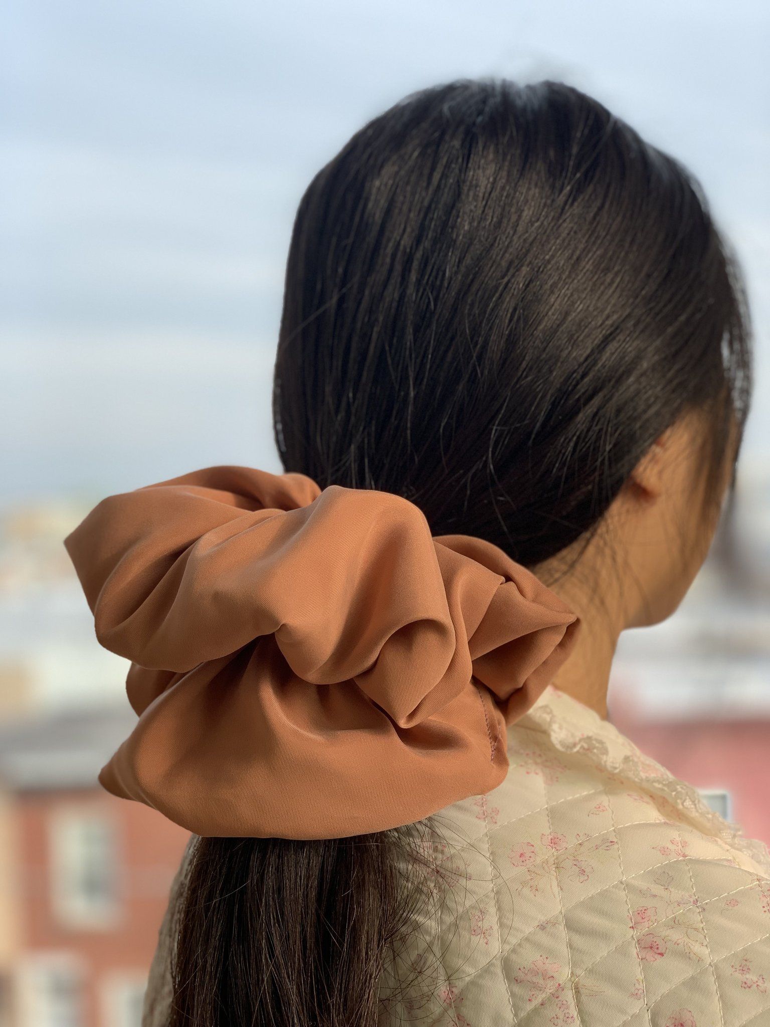 Sustainable scrunchies UK Handmade Scrunchies Linen Scrunchie Hair Accessories Linen Hair Tie