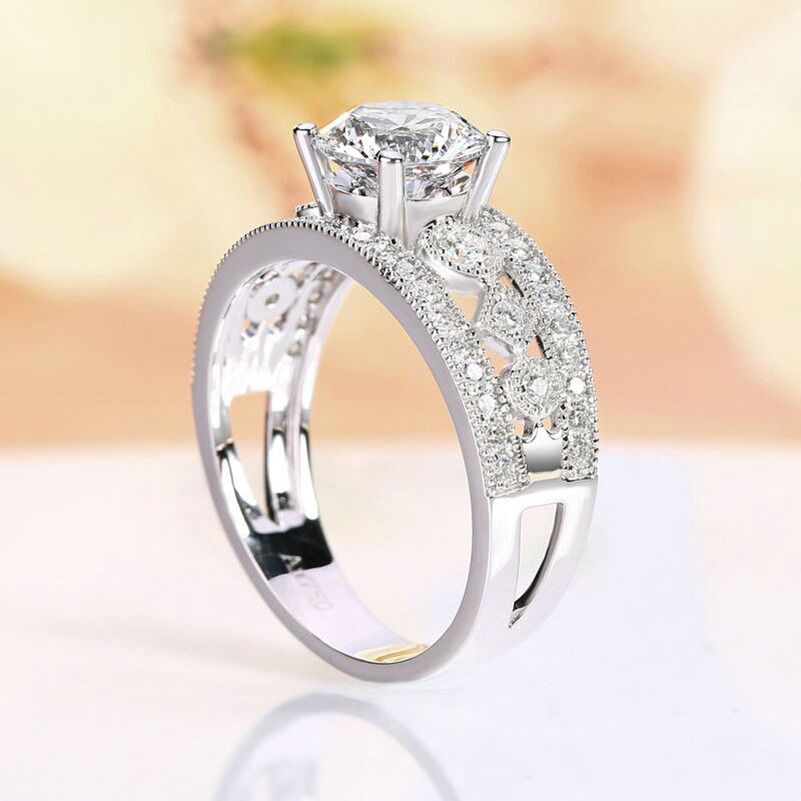 Mothers Day Gift Custom Name Ring Engagement Ring Bridal Ring