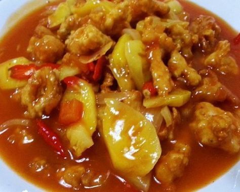 Ayam Tepung Saus RicaRica resep ayam asam manis nanas dan cara membuat