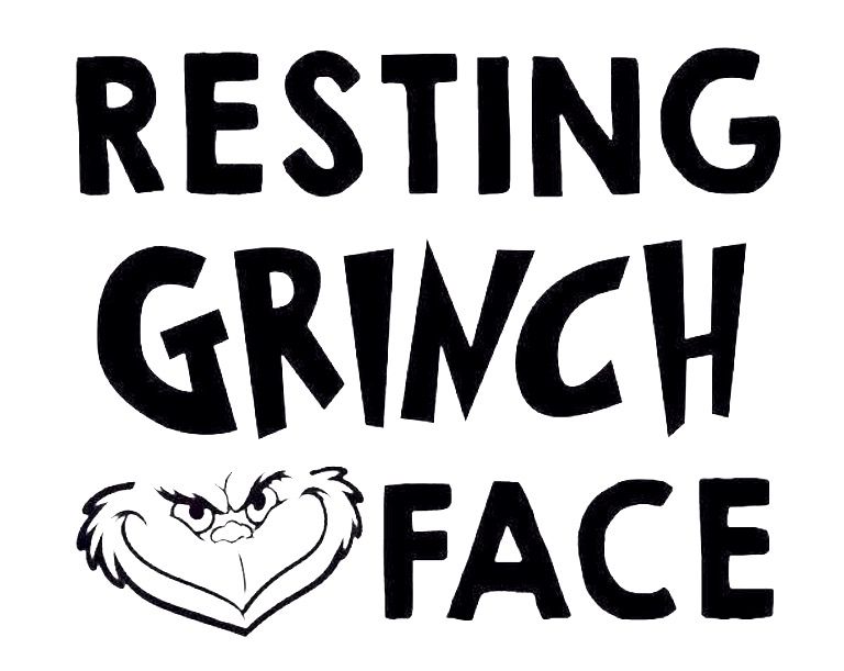 Download Resting Grinch Face 😼 | Cricut projects vinyl, Christmas ...