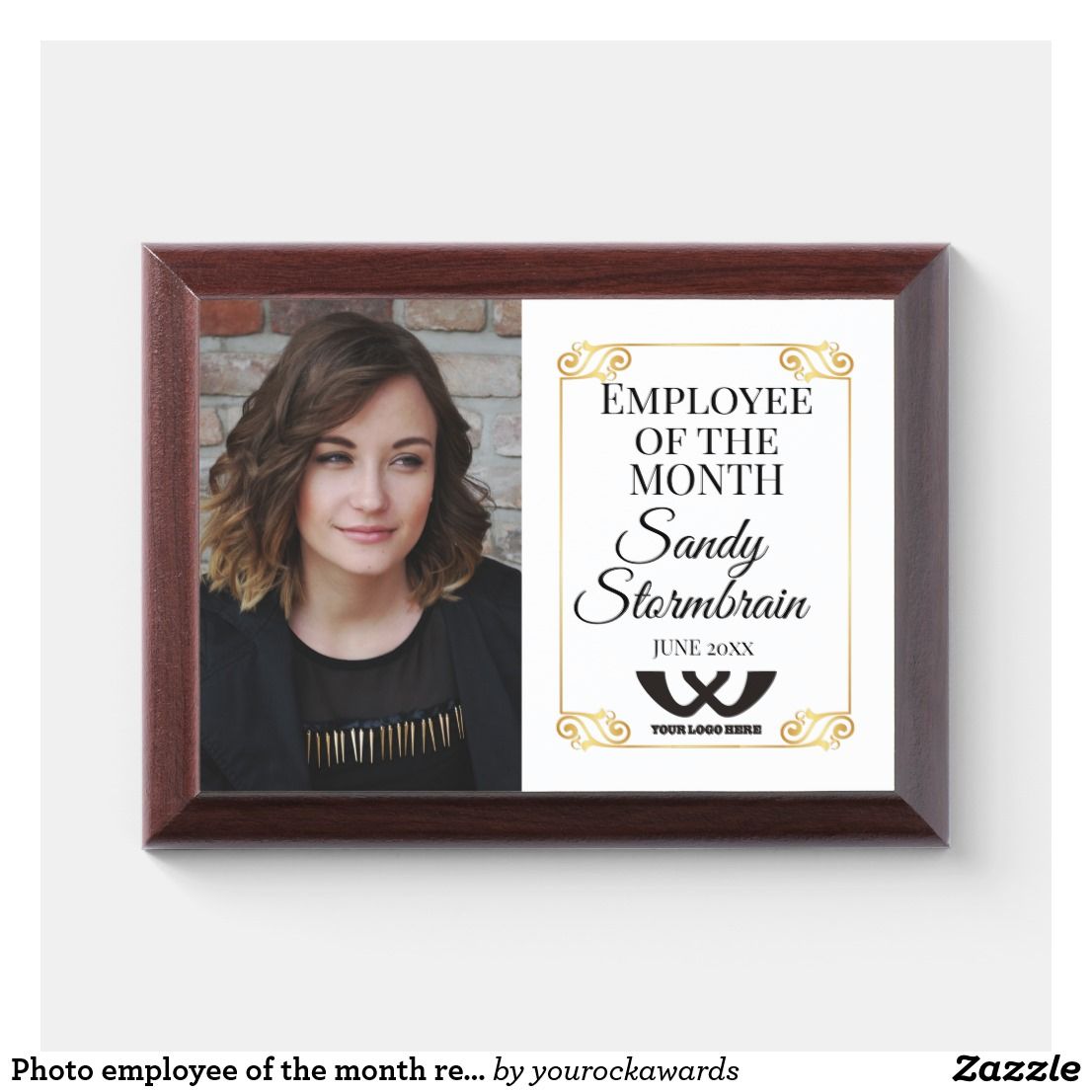 Photo Employee Of The Month Recognition Award Zazzle Com Recognition Awards Award Plaques Photo Photo Employee Of The Month Recognition Award Zazzle Com Recognition Awards Award Plaques Photo