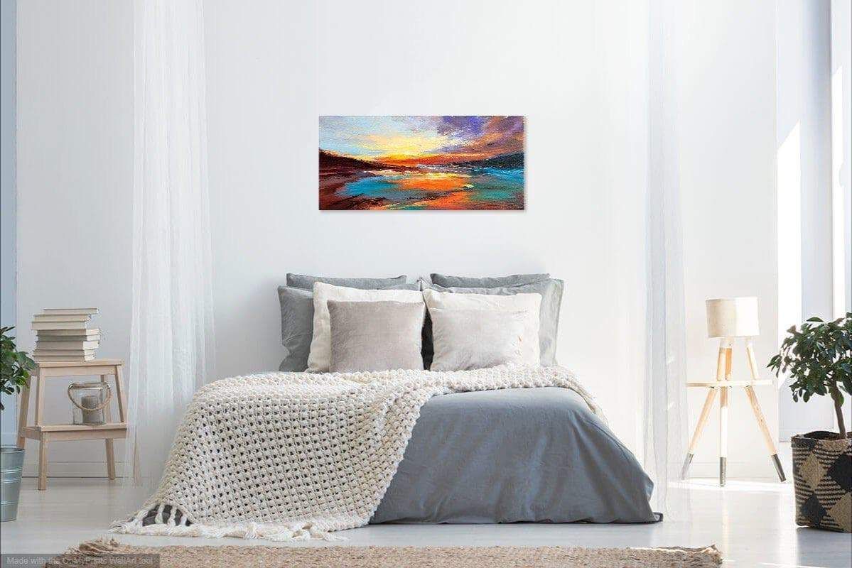 'Dusk' Oil Painting on Canvas Ready to Hang