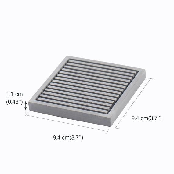 Concrete Coaster Mold Silicone DIY Coffee Tea Cup Pad Thermal Insulation Table-top Cement Tray Mould