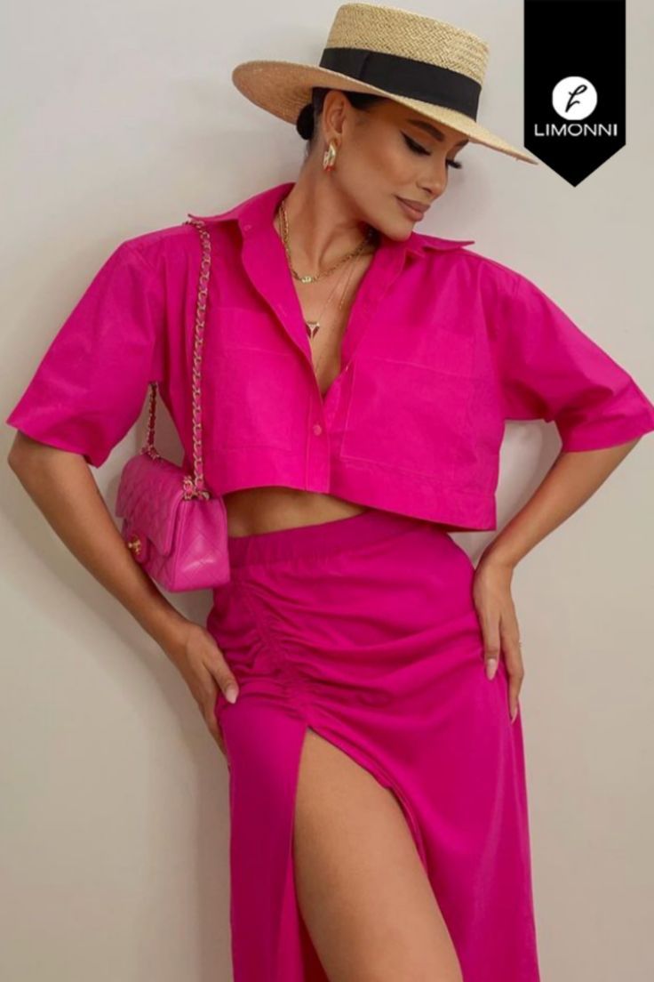 Blusas para mujer Limonni Mailía LI4078 Camiseras/ Women blouse Limonni Mailía LI4078 shirt Trending Dresses, Bridal, Two Piece Skirt Set, Skirts, Fashion, Women's Work Fashion, Women's, Woman Dresses, Workout Outfits