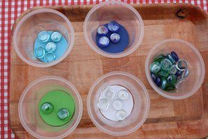 Kinder farben kennenlernen