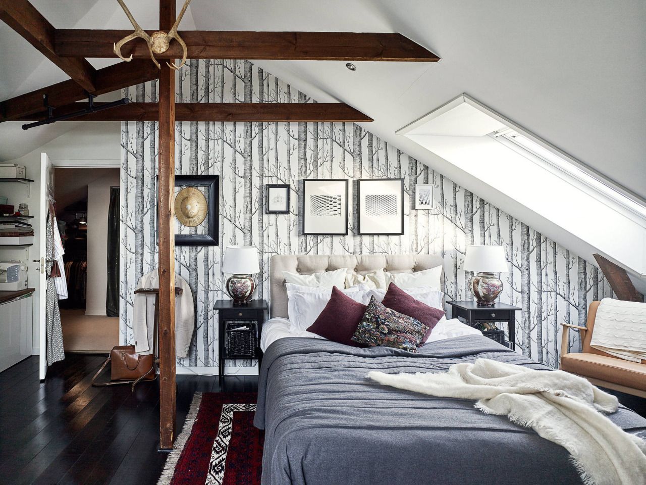 Attic bedroom. Photography by Krister Engström for Stadshem www ... Attic bedroom. Photography by Krister Engström for Stadshem www ...