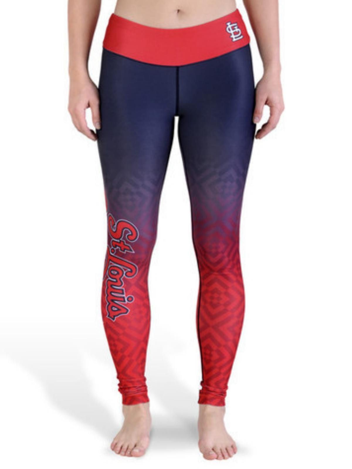 St. Louis Cardinals FC Women Navy Red Workout Performance Leggings Sports Leggings, Printed Leggings, Workout Leggings, Stl Cardinals, St Louis Cardinals, Cardinals Shirts, Girly Outfits, Sport Outfits, Summer Outfits