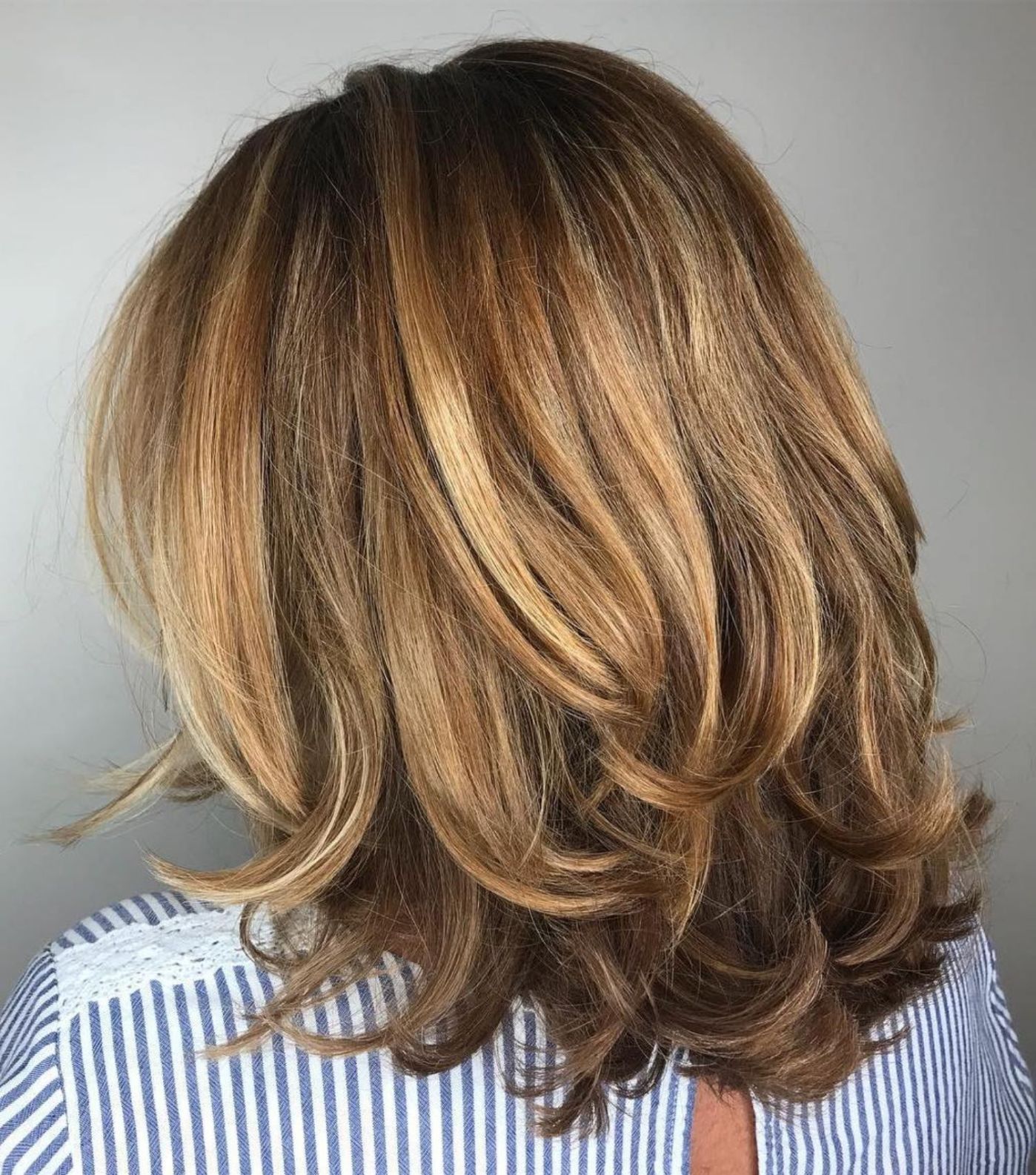 Medium Hairstyle With Long Layers Medium hair styles, Hair