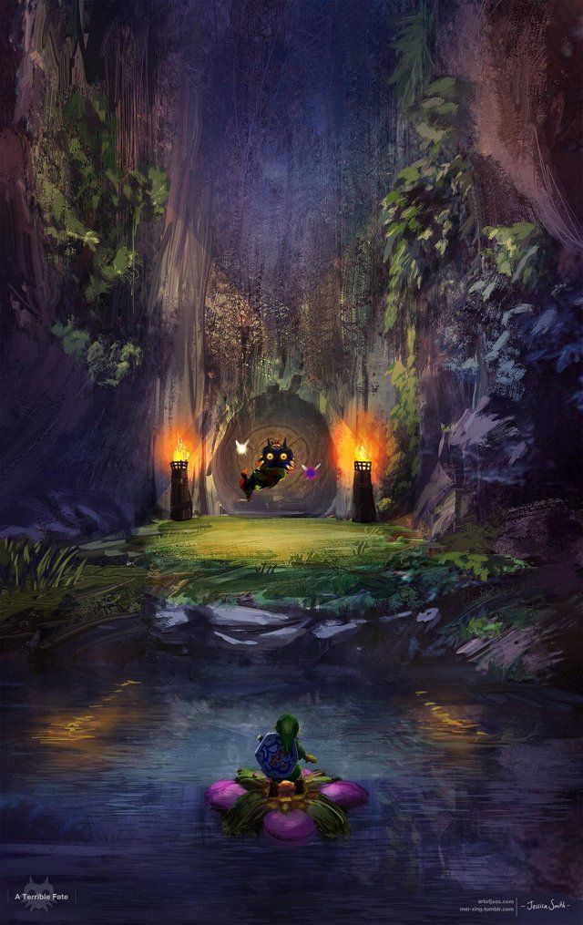Painted Wind Waker fan art last night. zelda Wind