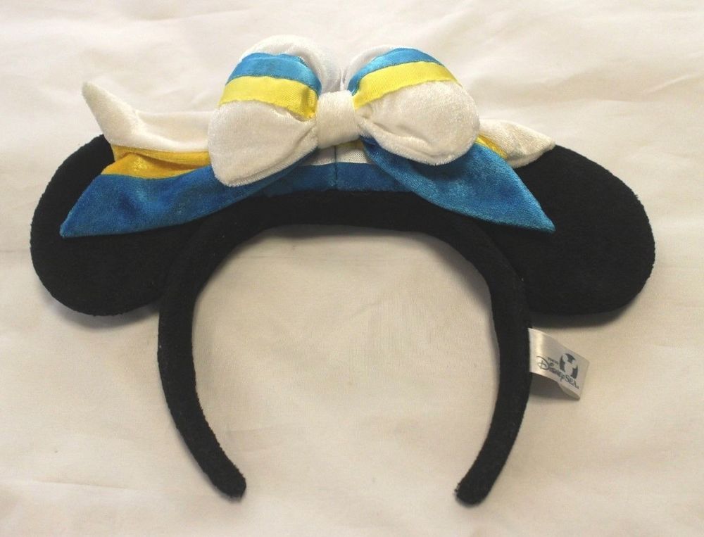 Disney sea headband Tokyo Disney Resort Minnie Ears Hat Japan F//S