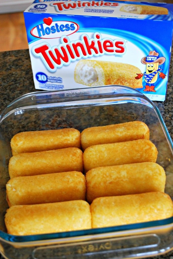 No Bake Twinkies Cake for Spring No Bake Twinkies Cake for Spring