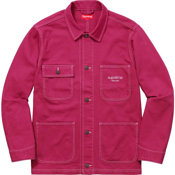 Supreme Contrast Stitch Twill Pullover featuring polyvore, women's 特定 Supreme Contrast Stich Twill Pullover パーカー