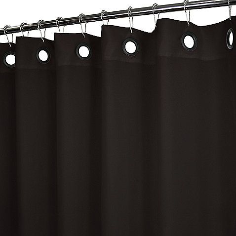 Park B Smith Dorset Black 72 Inch X 72 Inch Watershed Black Grommets Shower Curtain Shower Curtain Track Shower Curtain Curtains
