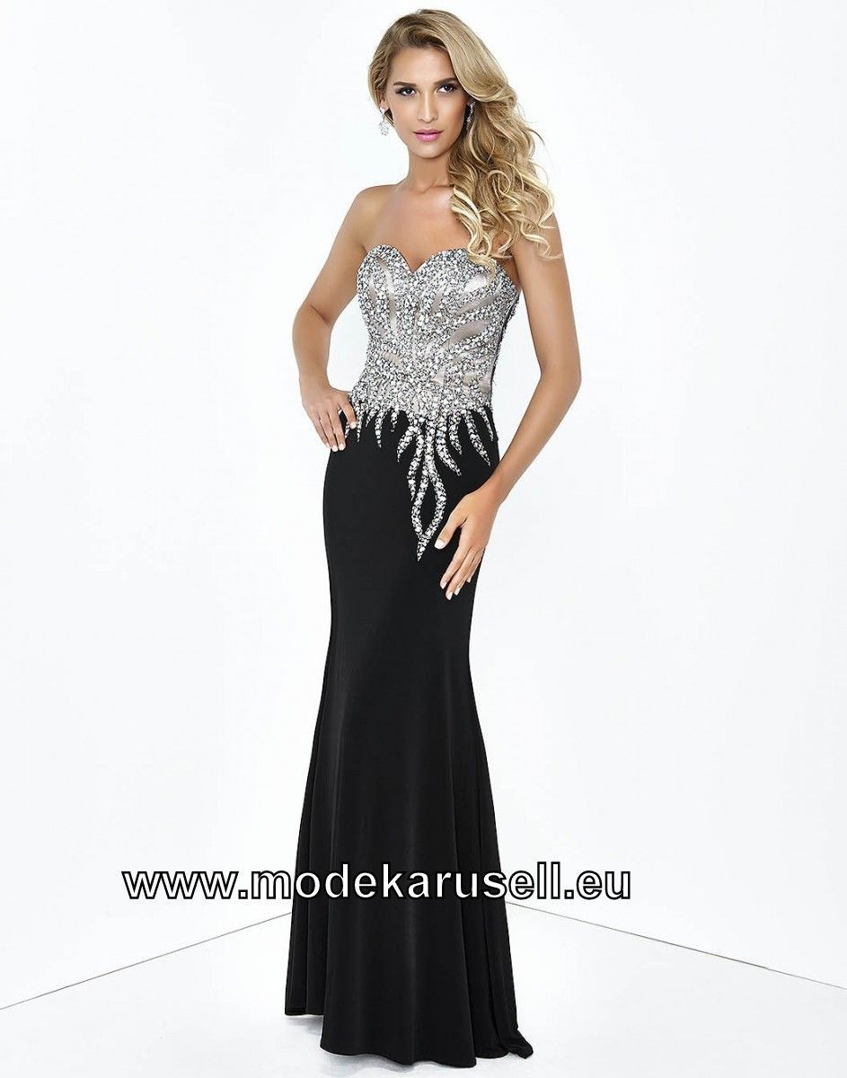 Bustie Abendkleid in Schwarz Silber Abendkleid, Modestil, Kleider Bustie Abendkleid in Schwarz Silber Abendkleid, Modestil, Kleider