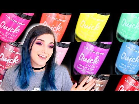 LA Colors NEW Quick Color Nail Polish Swatches and Review || KELLI MARISSA LA Colors NEW Quick Color Nail Polish Swatches and Review || KELLI MARISSA
