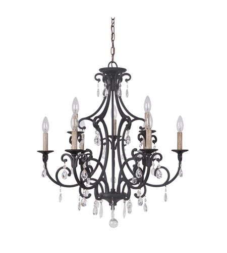 Farmhouse Chandelier Six Light Iron Chandelier Traditional