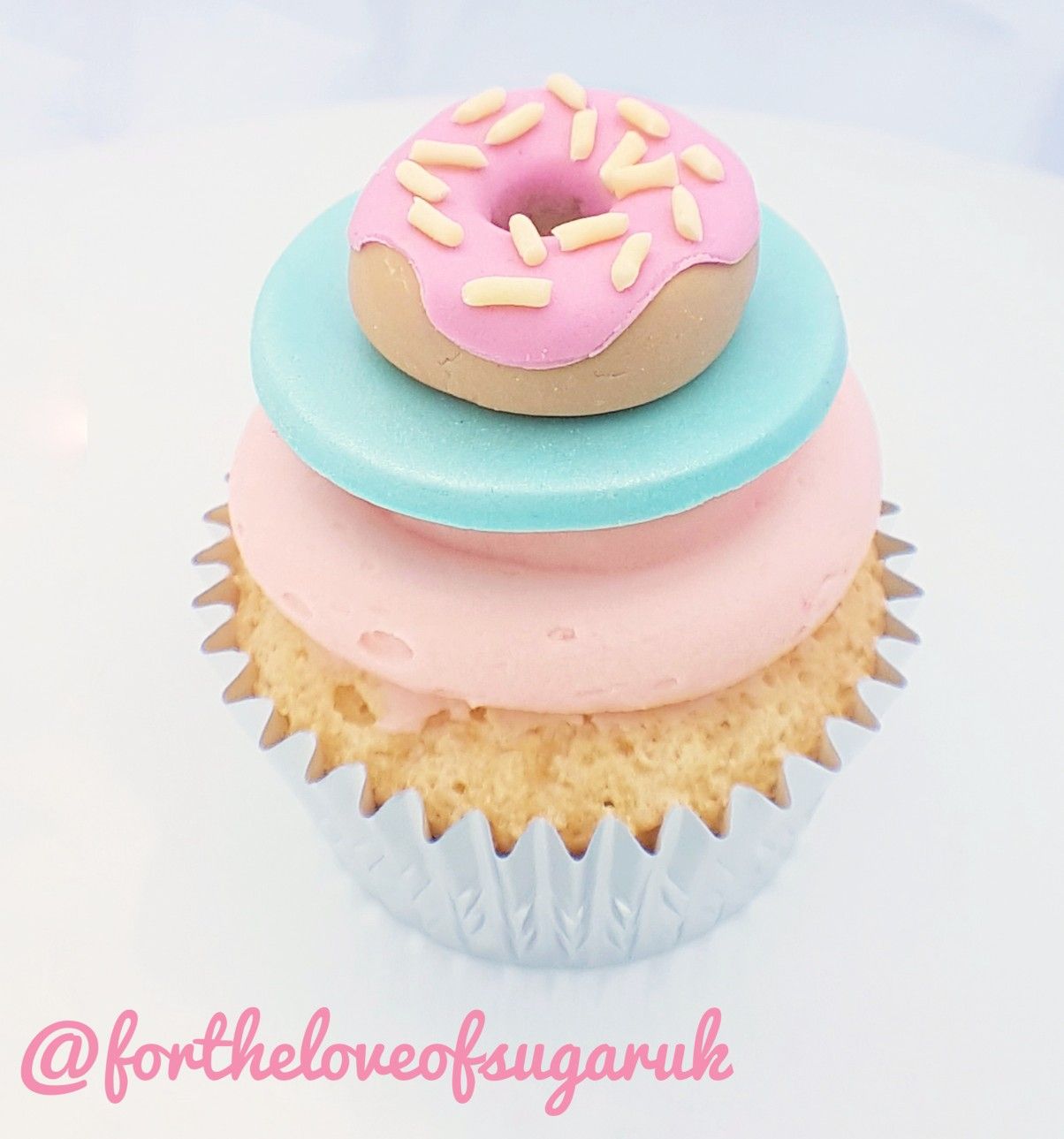 Donut Edible Image Cupcake Topper