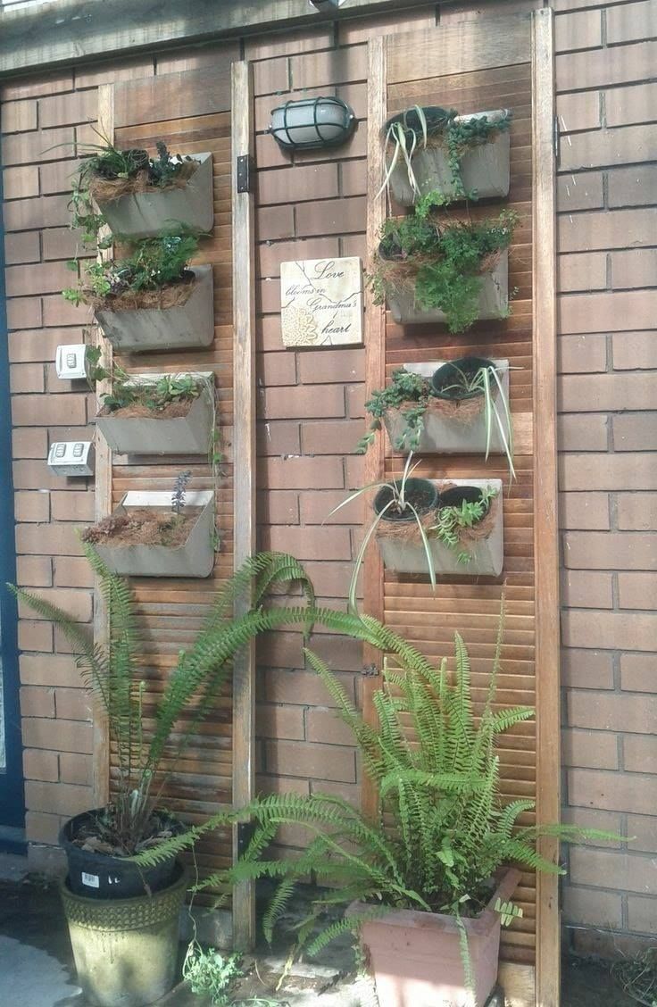 Image may contain: plant and outdoor #ReScapecom #shutters repurposed Farmhouse ...