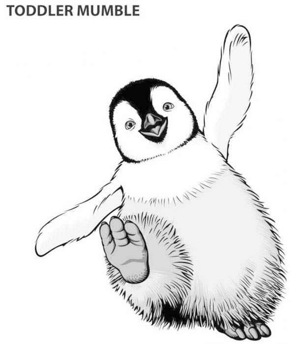Happy Feet The Toddler Mumble Coloring - F372a53287e97ec1db04179c2b7e4fa7