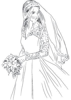 Kate Middleton Wedding Dress Color In Kate Middleton Wedding Dress Color In